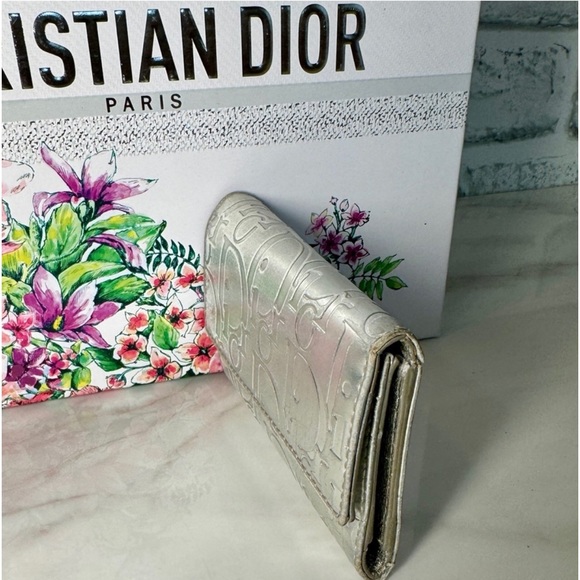 CHRISTIAN DIOR Metallic Key Pouch - Picture 4 of 12